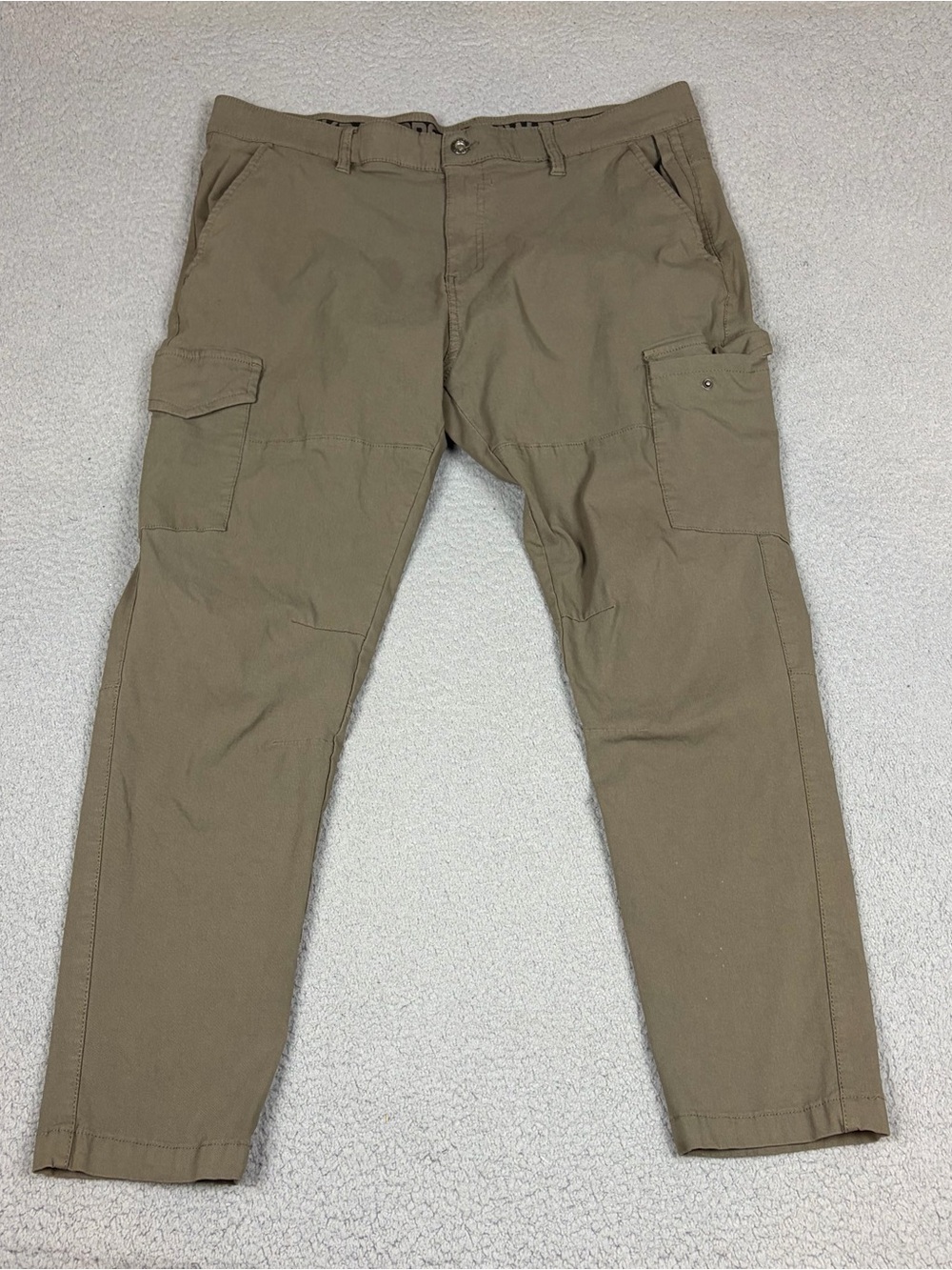 Projek Raw Cargo Pants Men's 40x29 Utility in Khaki Brown Pockets Hiking Outdoor